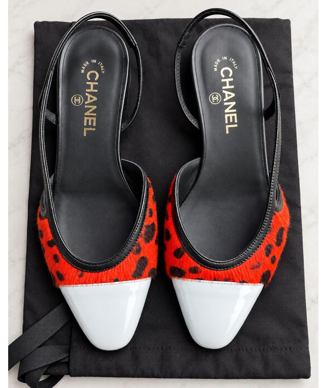 CHANEL Мульти кожаные сандалии, фото 2