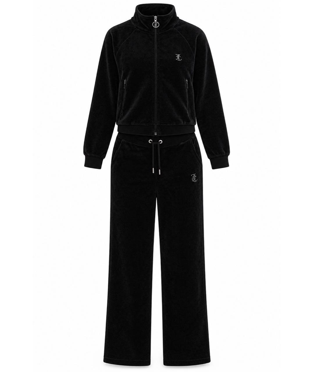 JUICY COUTURE Черный велюровый спортивные костюмы, фото 9