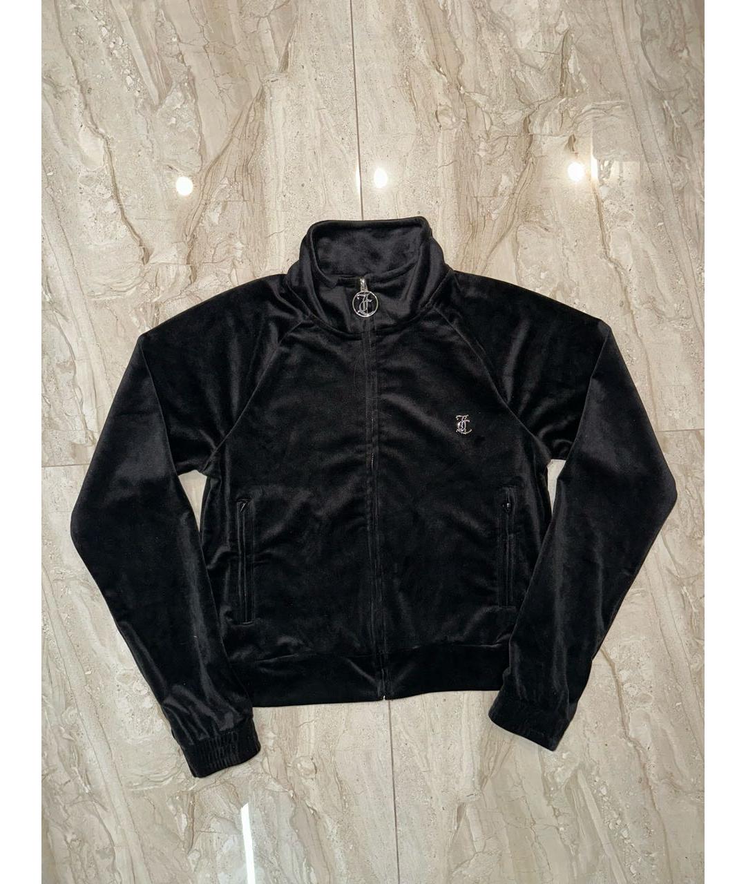 JUICY COUTURE Черный велюровый спортивные костюмы, фото 2
