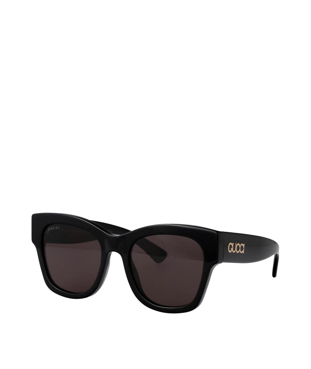 GUCCI Черные пластиковые солнцезащитные очки, фото 2