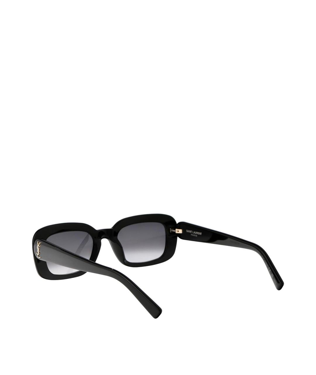 SAINT LAURENT Черные солнцезащитные очки, фото 4