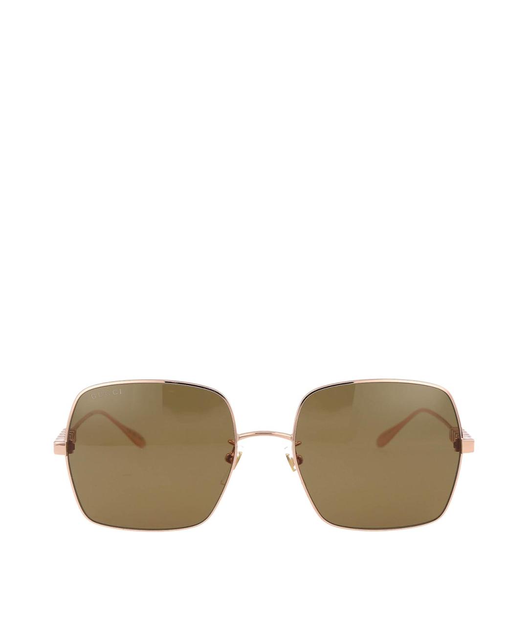 GUCCI Золотые солнцезащитные очки, фото 1