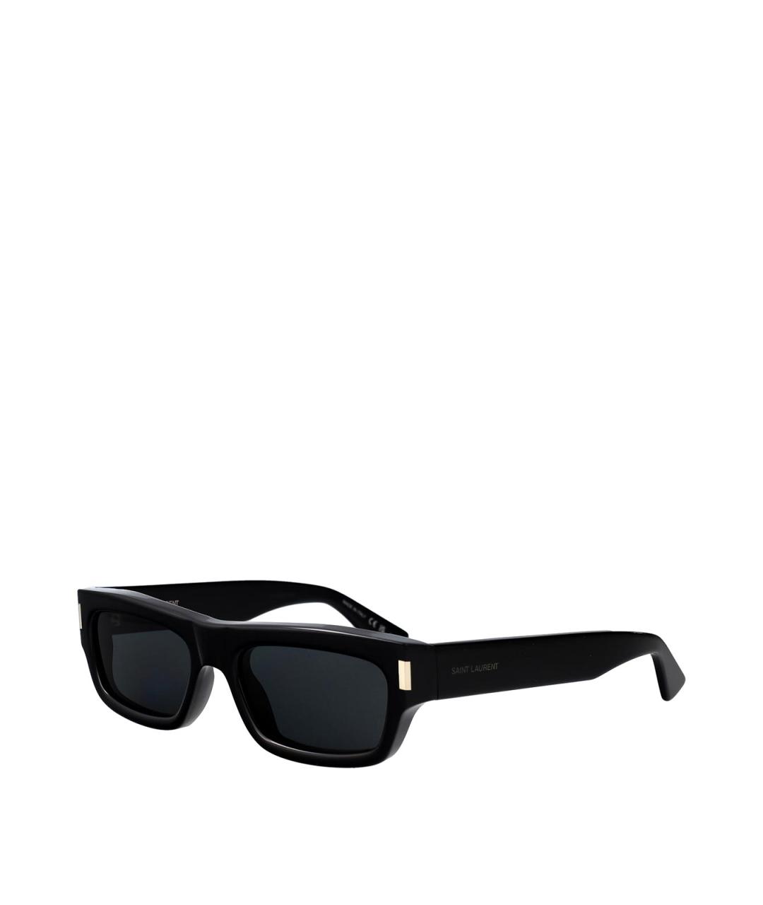 SAINT LAURENT Черные солнцезащитные очки, фото 2