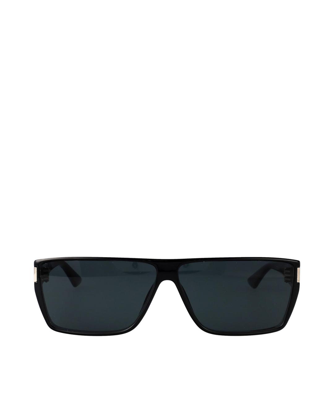 SAINT LAURENT Черные пластиковые солнцезащитные очки, фото 1