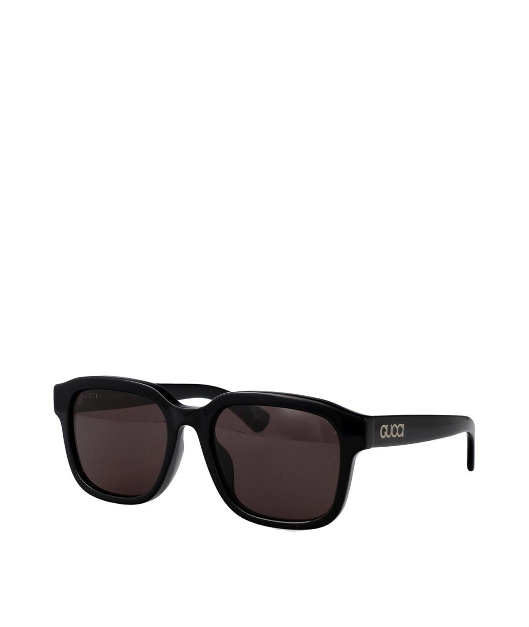 GUCCI Черные пластиковые солнцезащитные очки, фото 1
