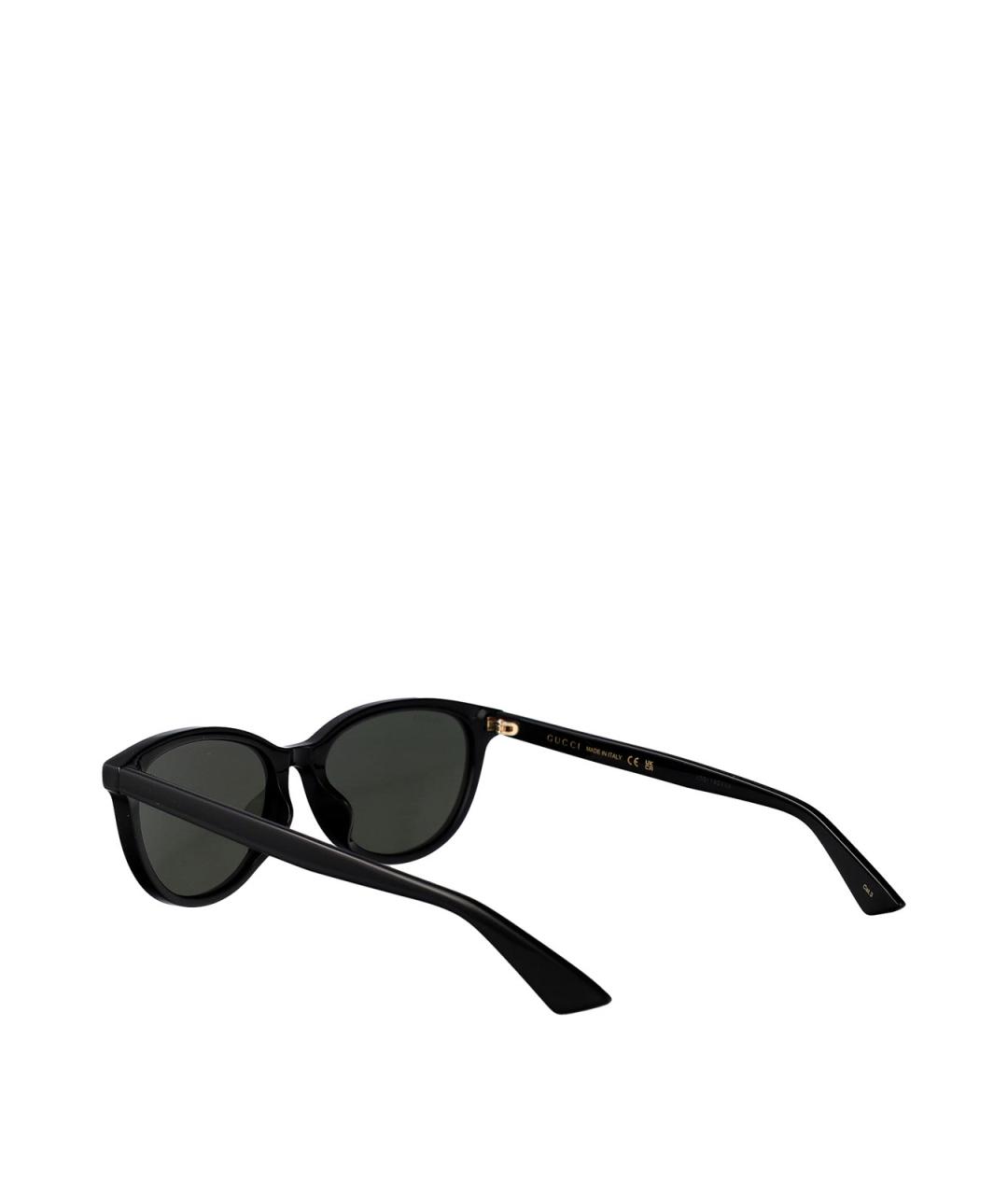 GUCCI Черные пластиковые солнцезащитные очки, фото 4