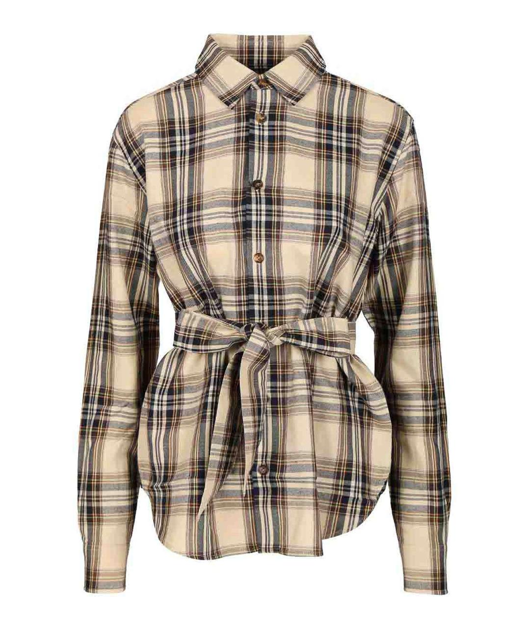 SAINT LAURENT Мульти хлопковая рубашка, фото 1