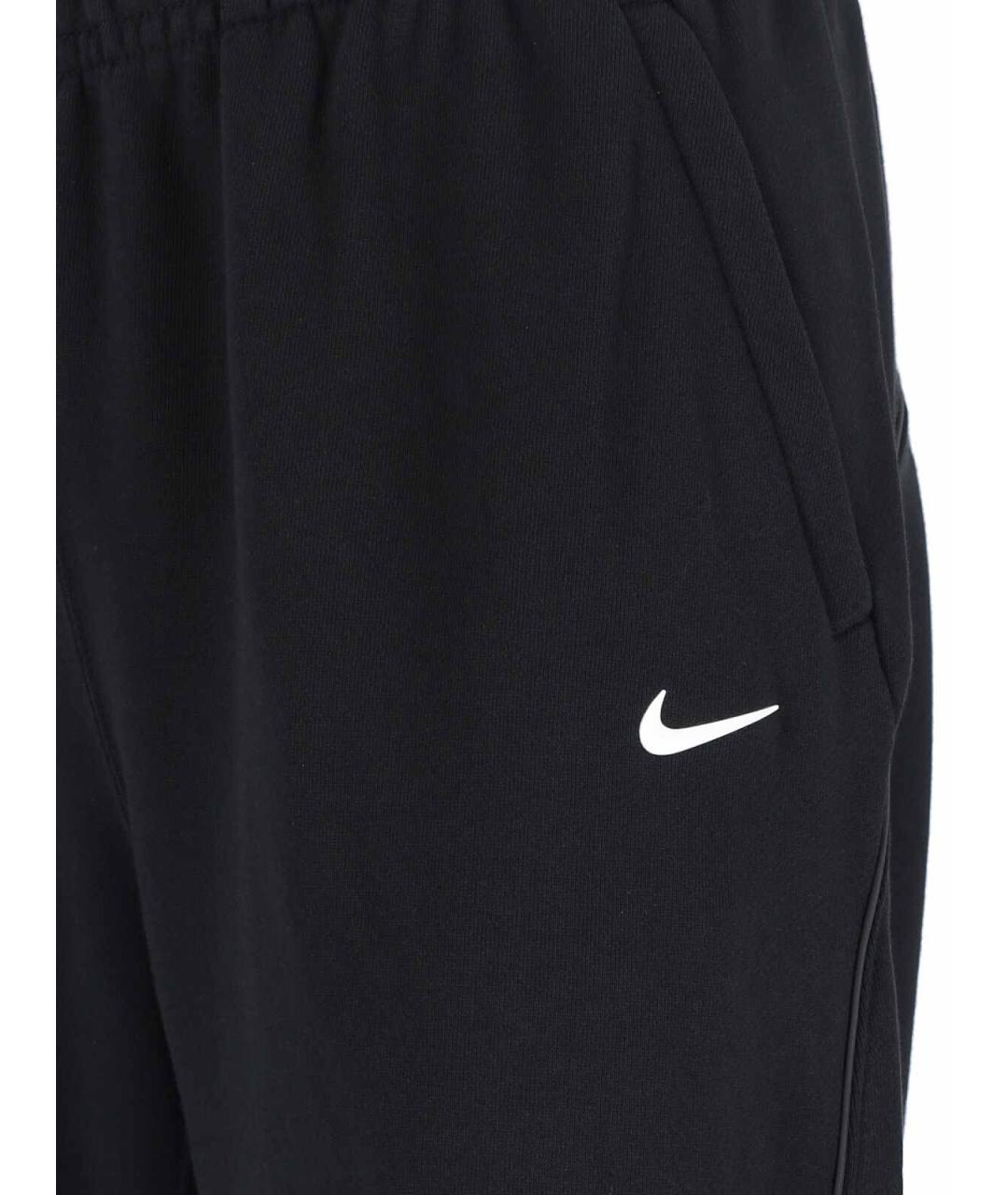 NIKE Черные полиэстеровые повседневные брюки, фото 5