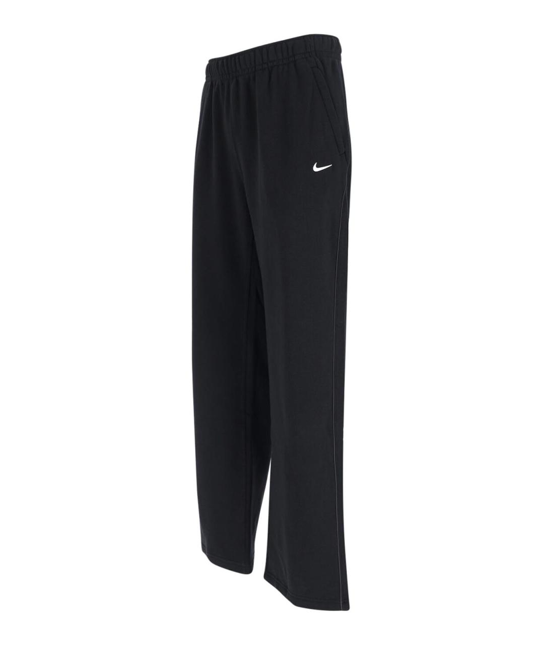NIKE Черные полиэстеровые повседневные брюки, фото 3