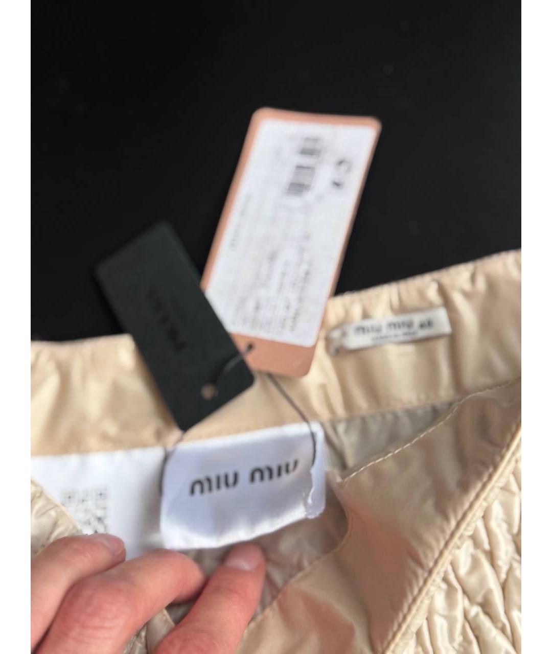 MIU MIU Юбка мини, фото 5