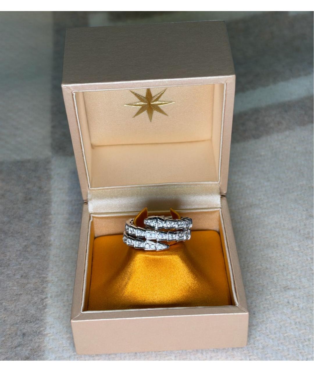BVLGARI Белое кольцо из белого золота, фото 3