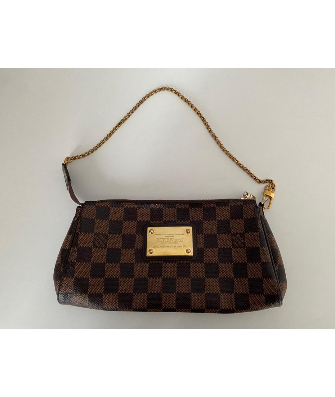 LOUIS VUITTON Коричневая сумка через плечо из канвы, фото 2