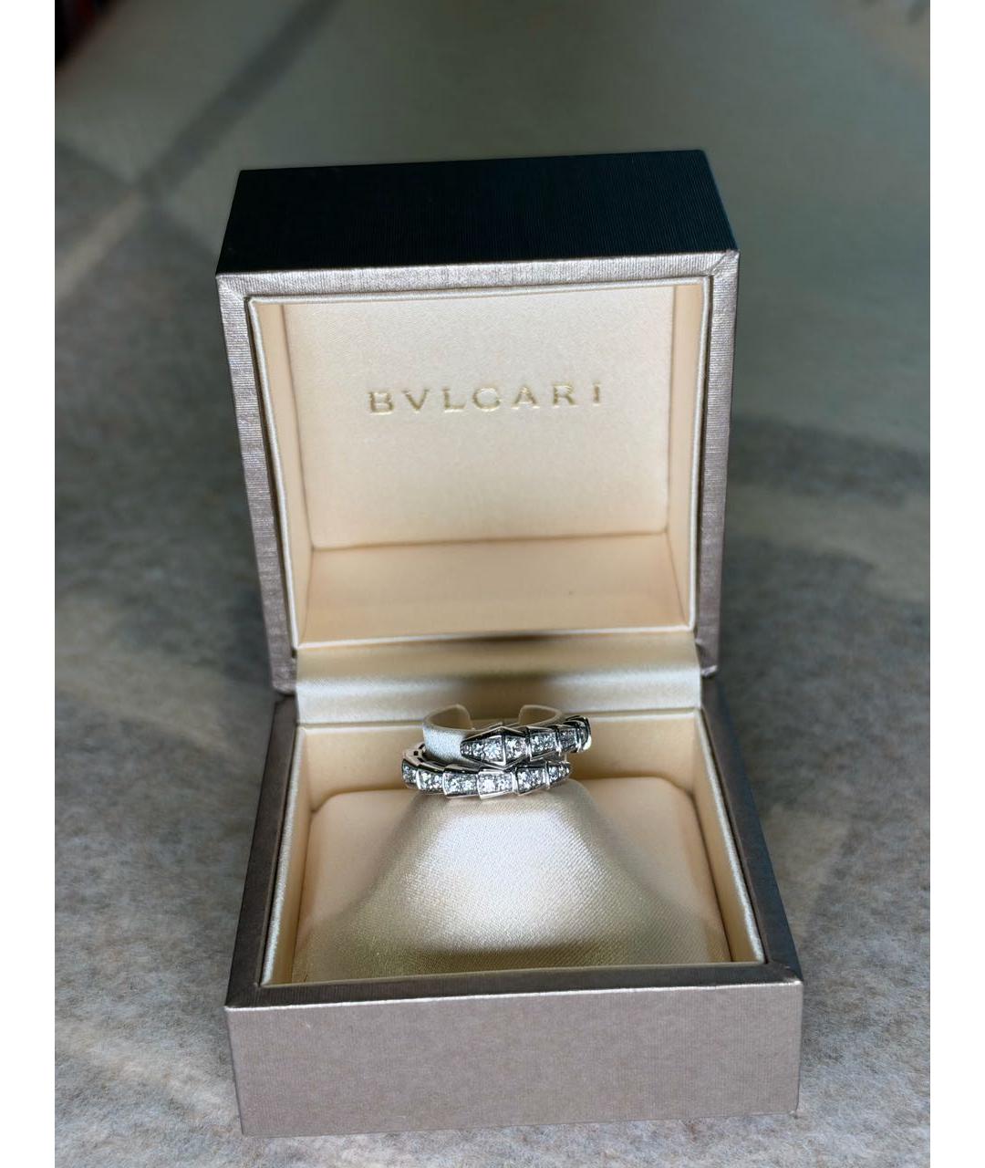 BVLGARI Белое кольцо из белого золота, фото 3