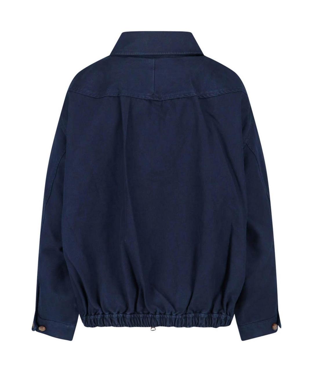 POLO RALPH LAUREN Темно-синяя хлопковая куртка, фото 2