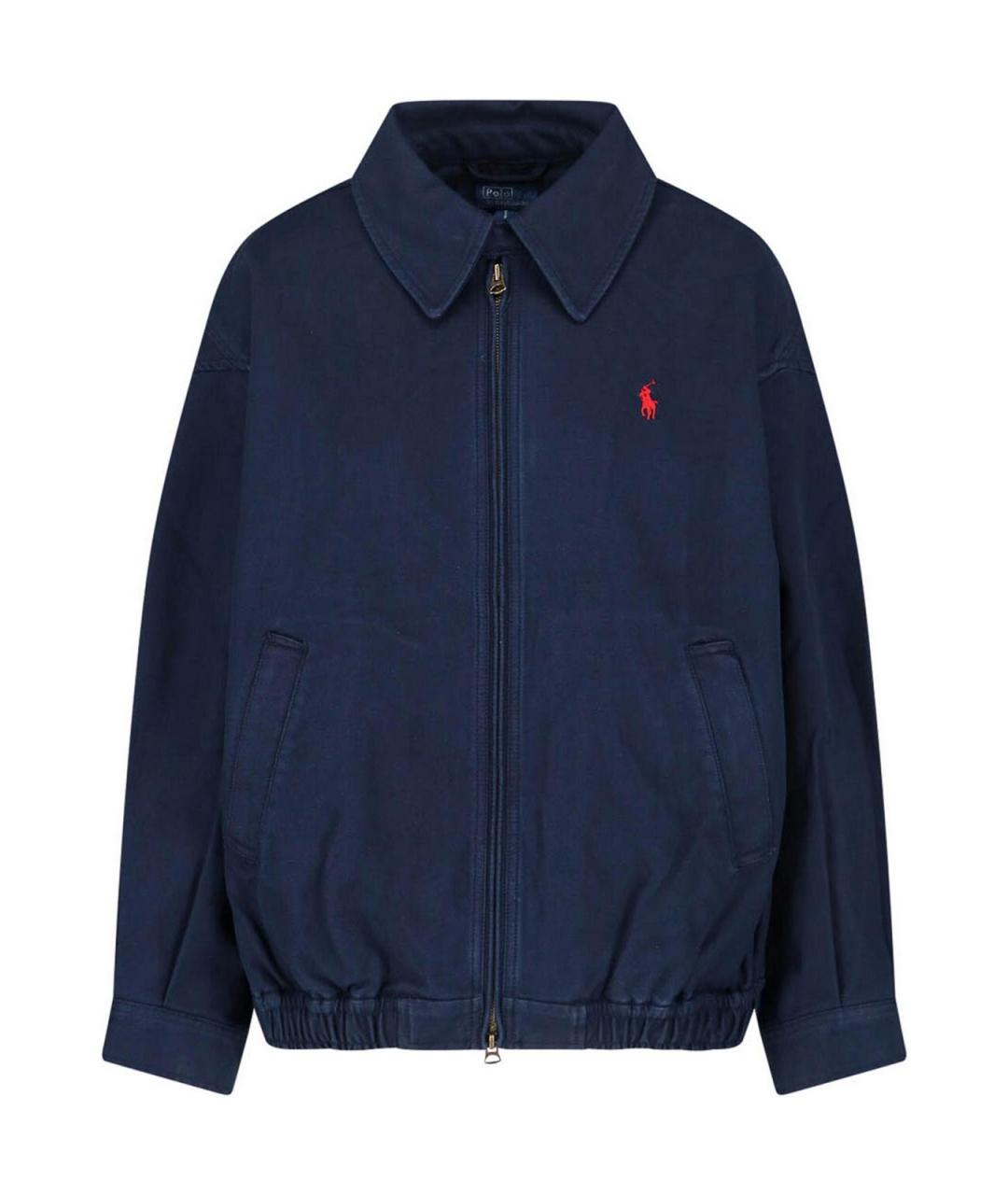 POLO RALPH LAUREN Темно-синяя хлопковая куртка, фото 1