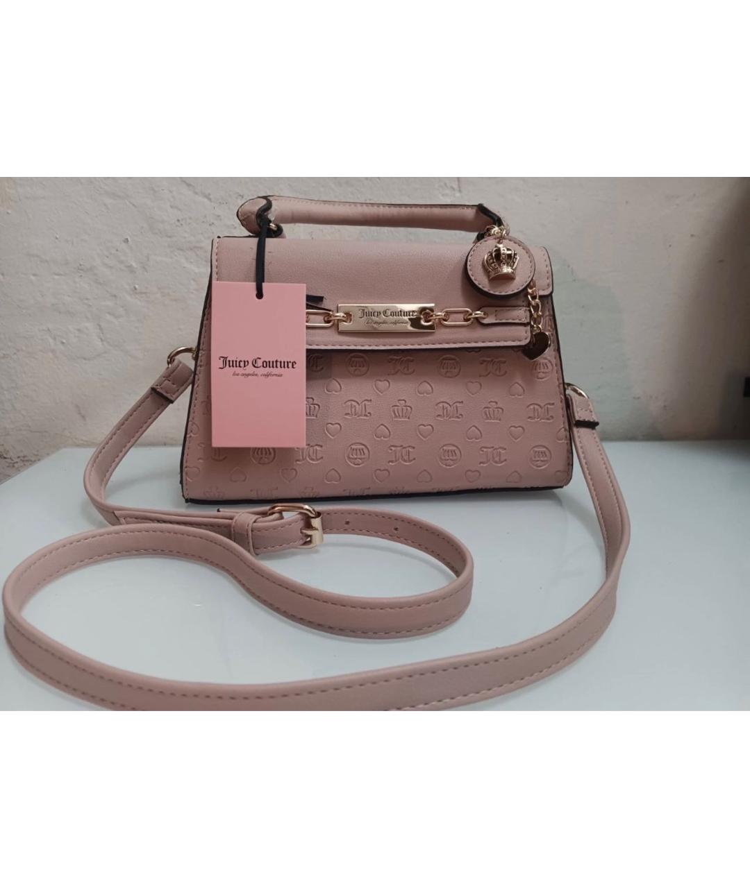 JUICY COUTURE Розовая сумка через плечо, фото 5