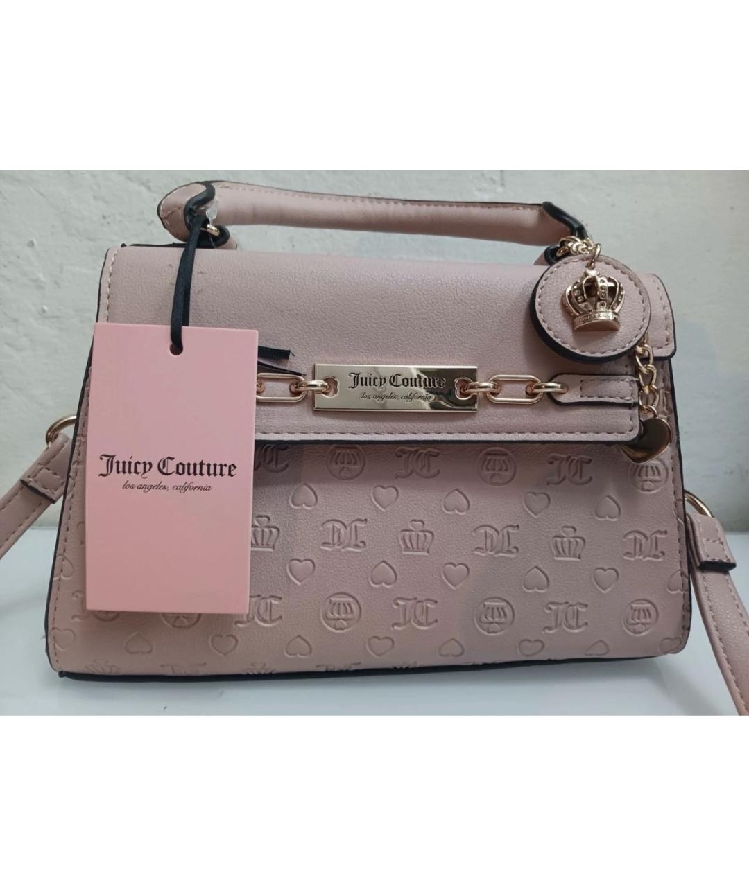 JUICY COUTURE Розовая сумка через плечо, фото 4