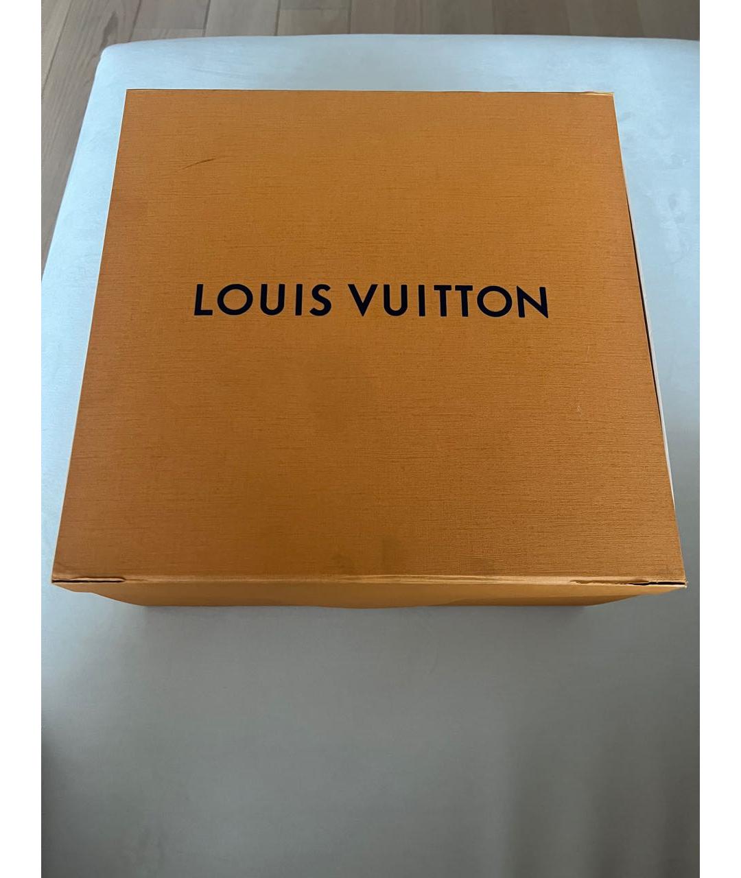 LOUIS VUITTON Черная кожаная сумка на плечо, фото 7