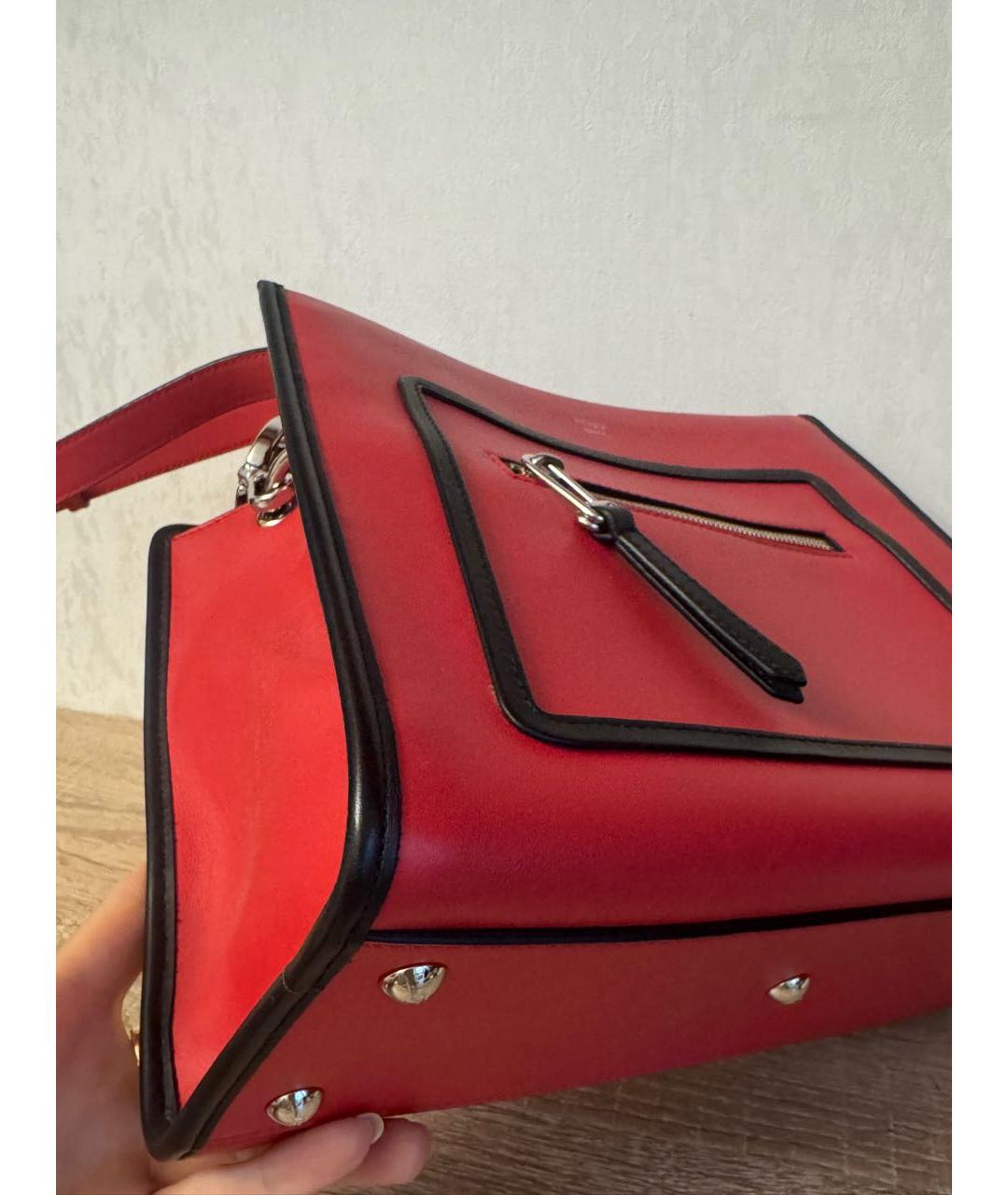 FENDI Кожаная сумка через плечо, фото 4