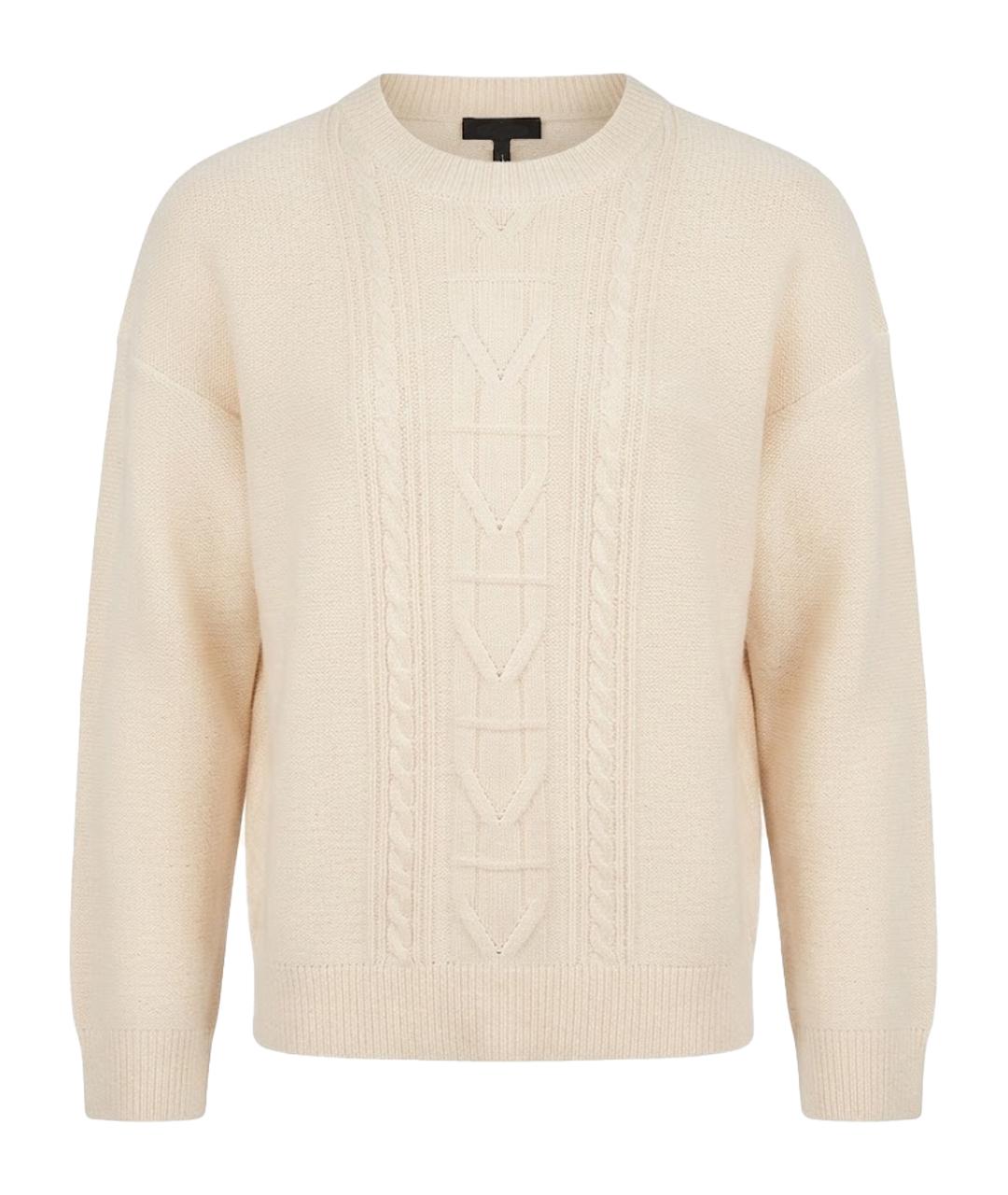 ARMANI EXCHANGE Белый шерстяной джемпер / свитер, фото 1