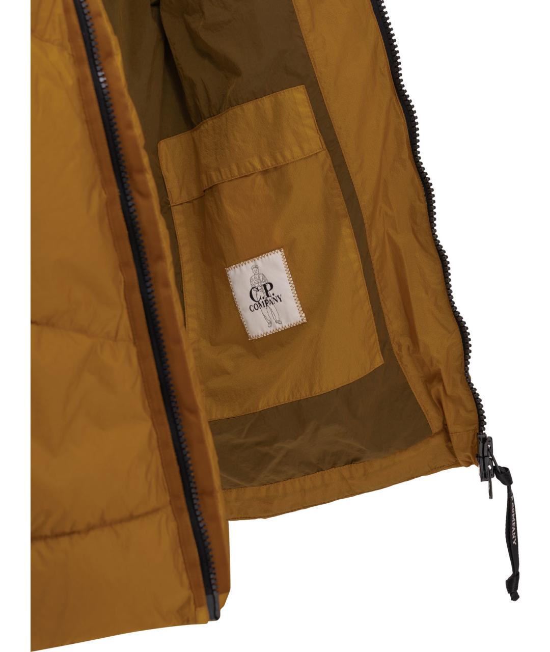 CP COMPANY Желтая полиамидовая куртка, фото 4