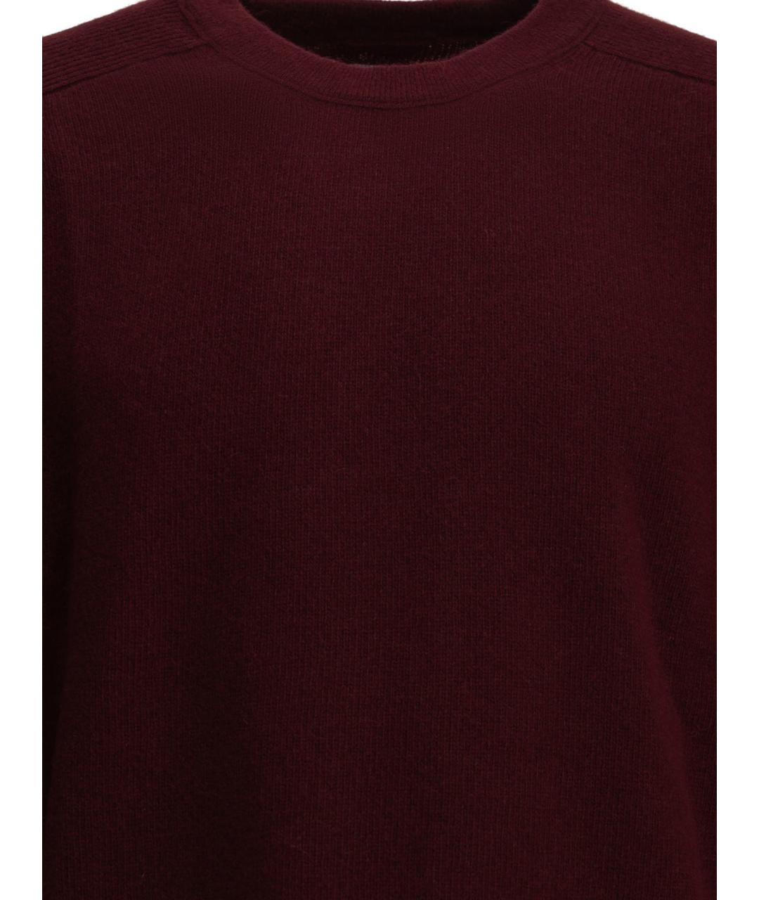 CP COMPANY Бордовый шерстяной джемпер / свитер, фото 3