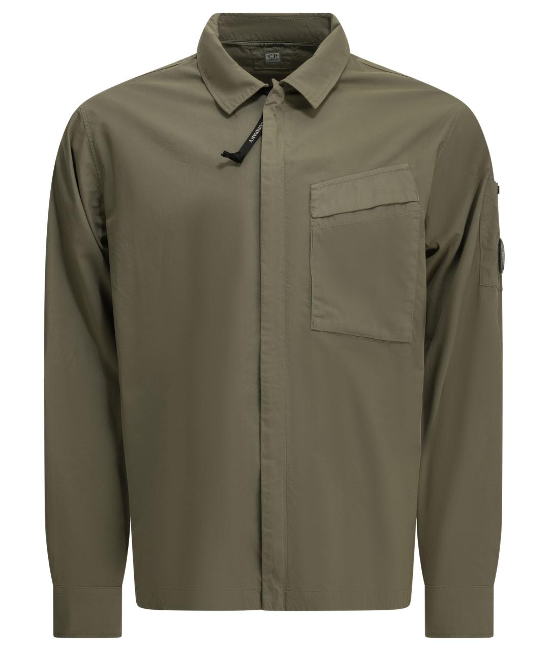 CP COMPANY Зеленая хлопковая куртка, фото 1