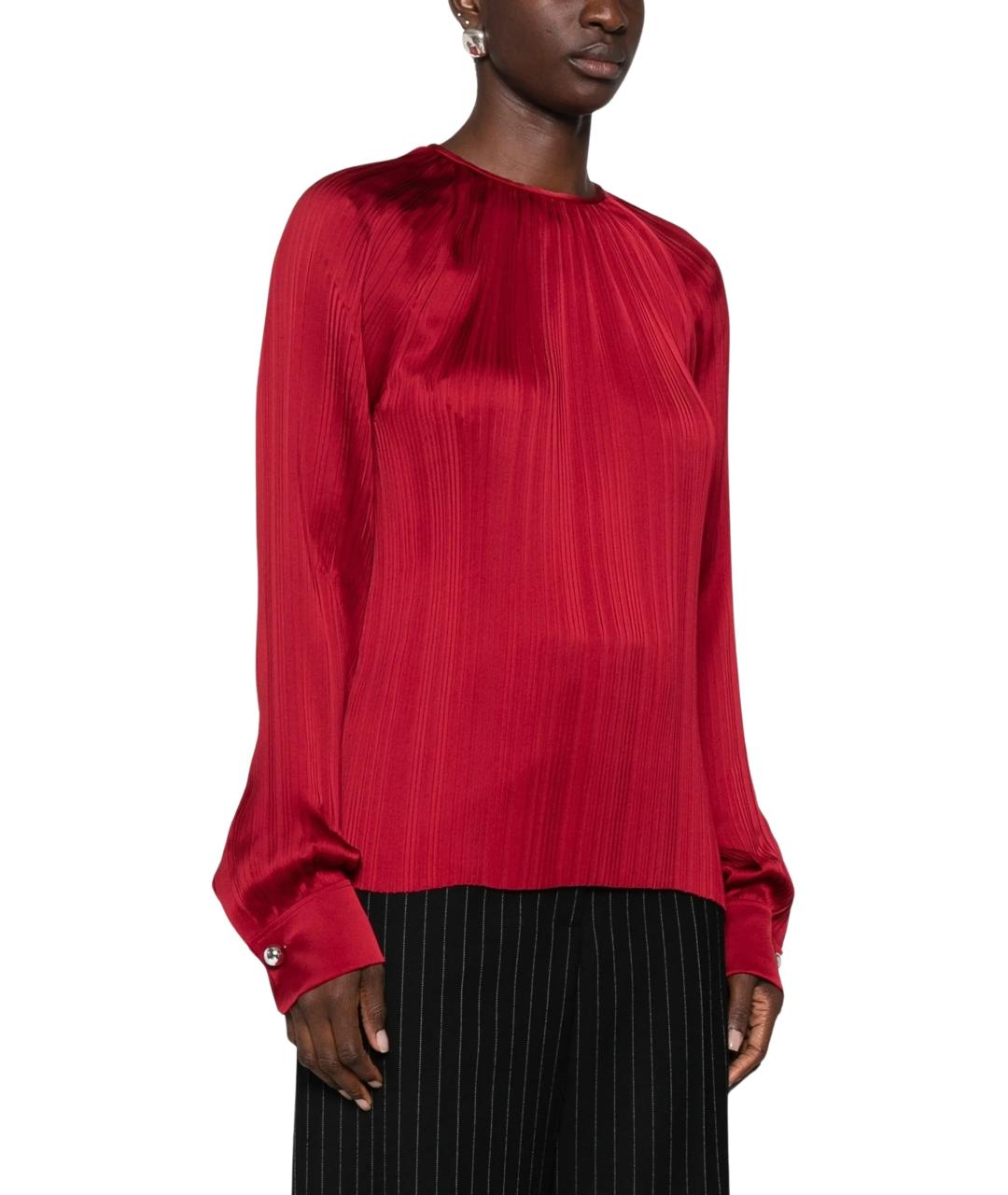 LANVIN Красная полиэстеровая блузы, фото 2