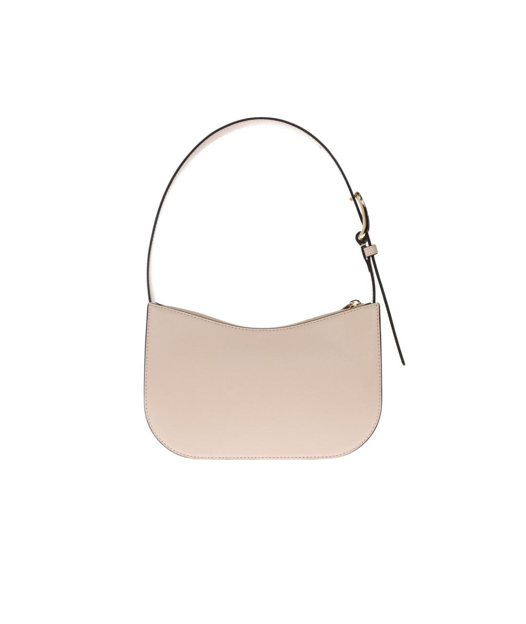FURLA Бежевая кожаная сумка через плечо, фото 3