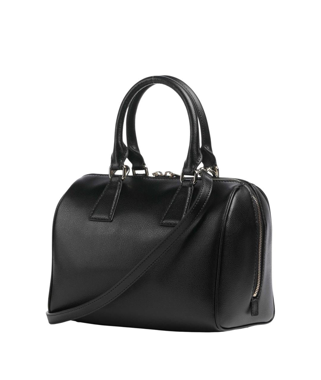 FURLA Черная кожаная сумка с короткими ручками, фото 2