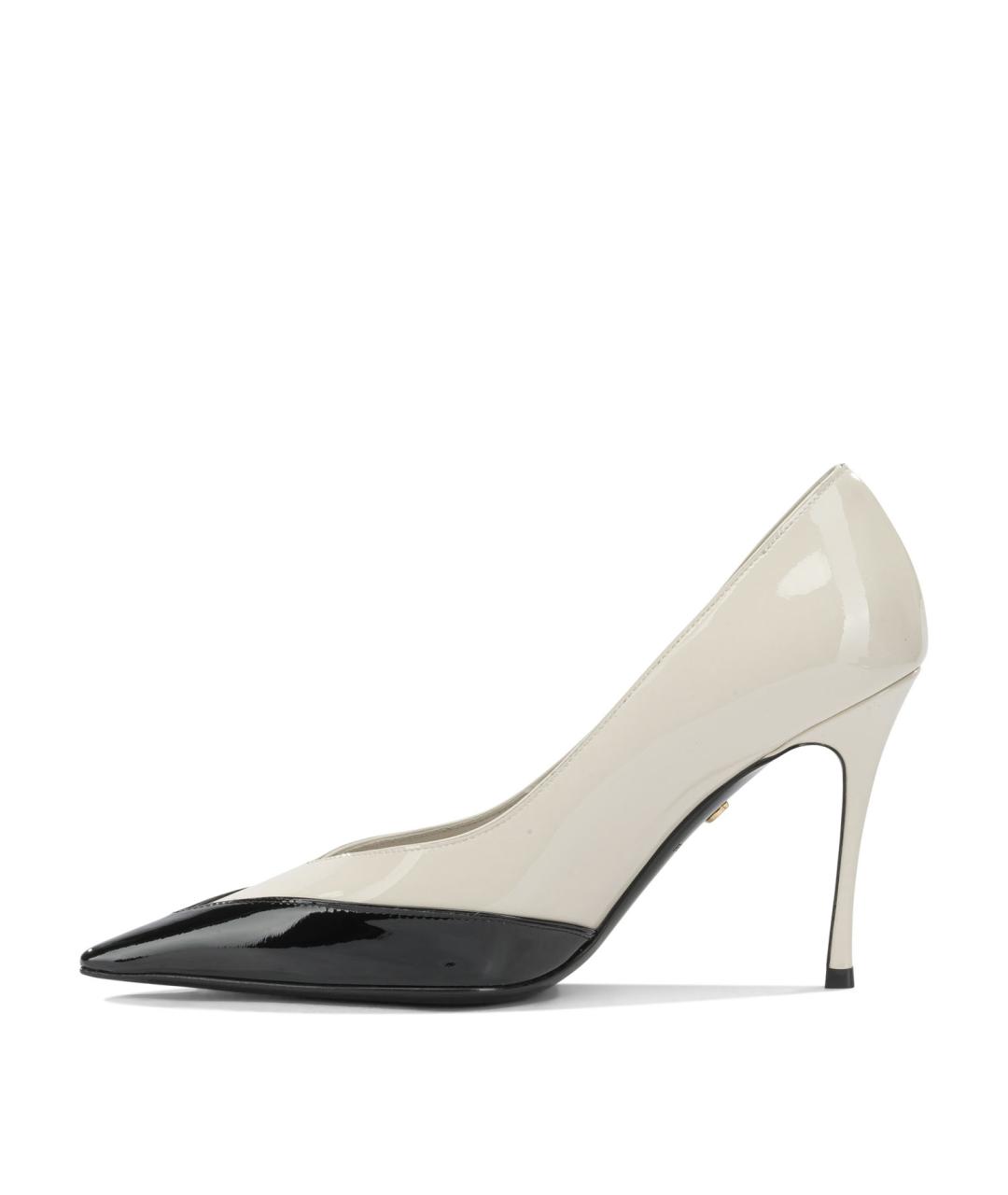 FERRAGAMO Белые кожаные туфли, фото 3