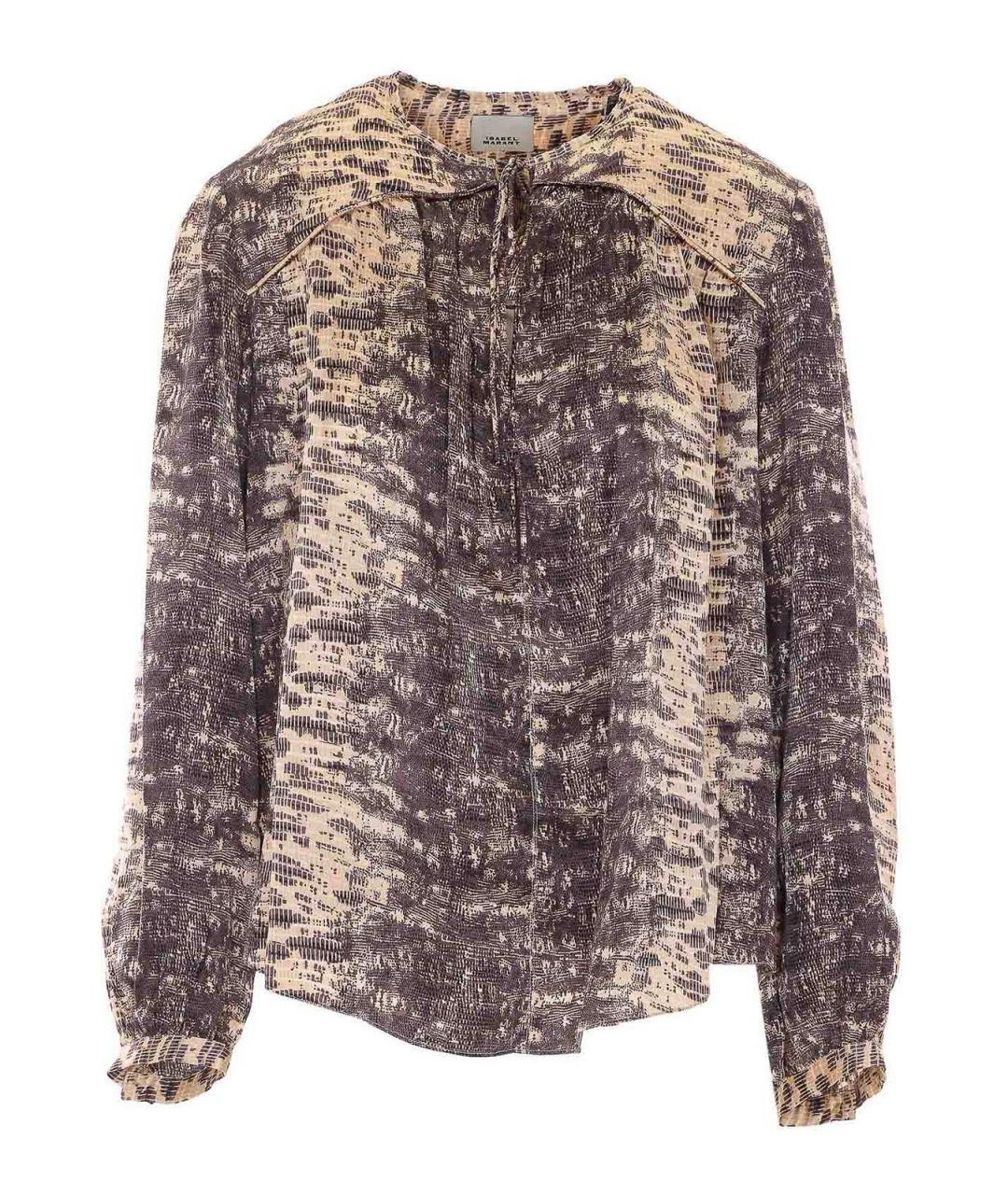 ISABEL MARANT Бежевая шелковая блузы, фото 1