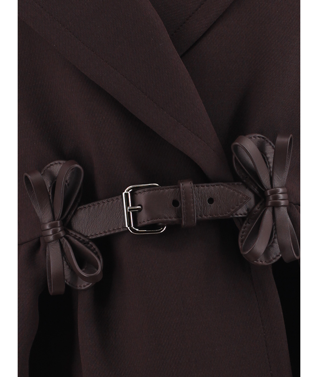 FENDI Коричневое шерстяное пальто, фото 4
