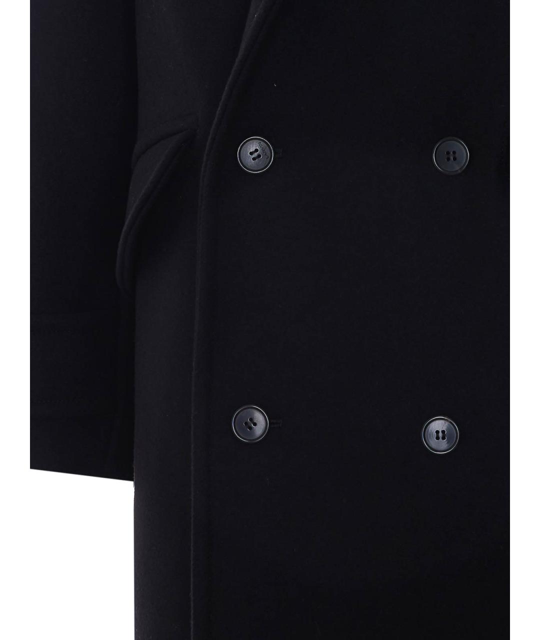 LANVIN Черное пальто, фото 3