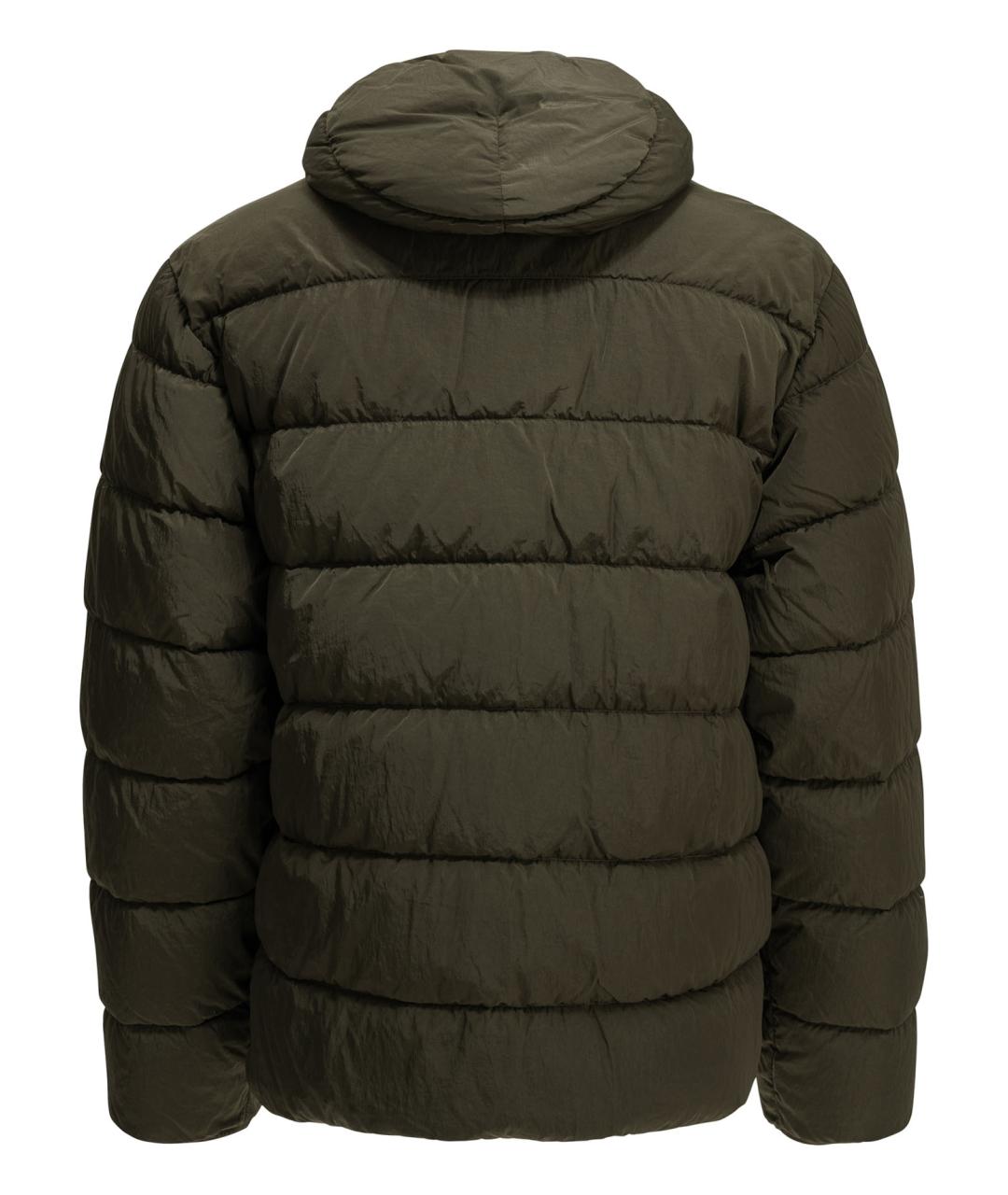 CP COMPANY Зеленый полиамидовый пуховик, фото 2
