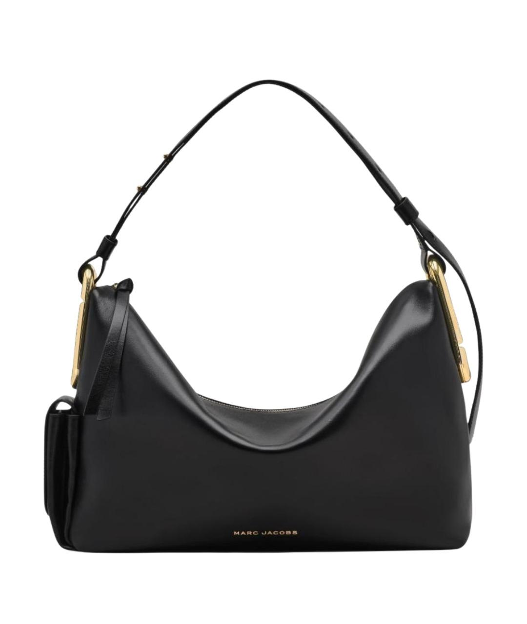 MARC JACOBS Черная кожаная сумка через плечо, фото 1
