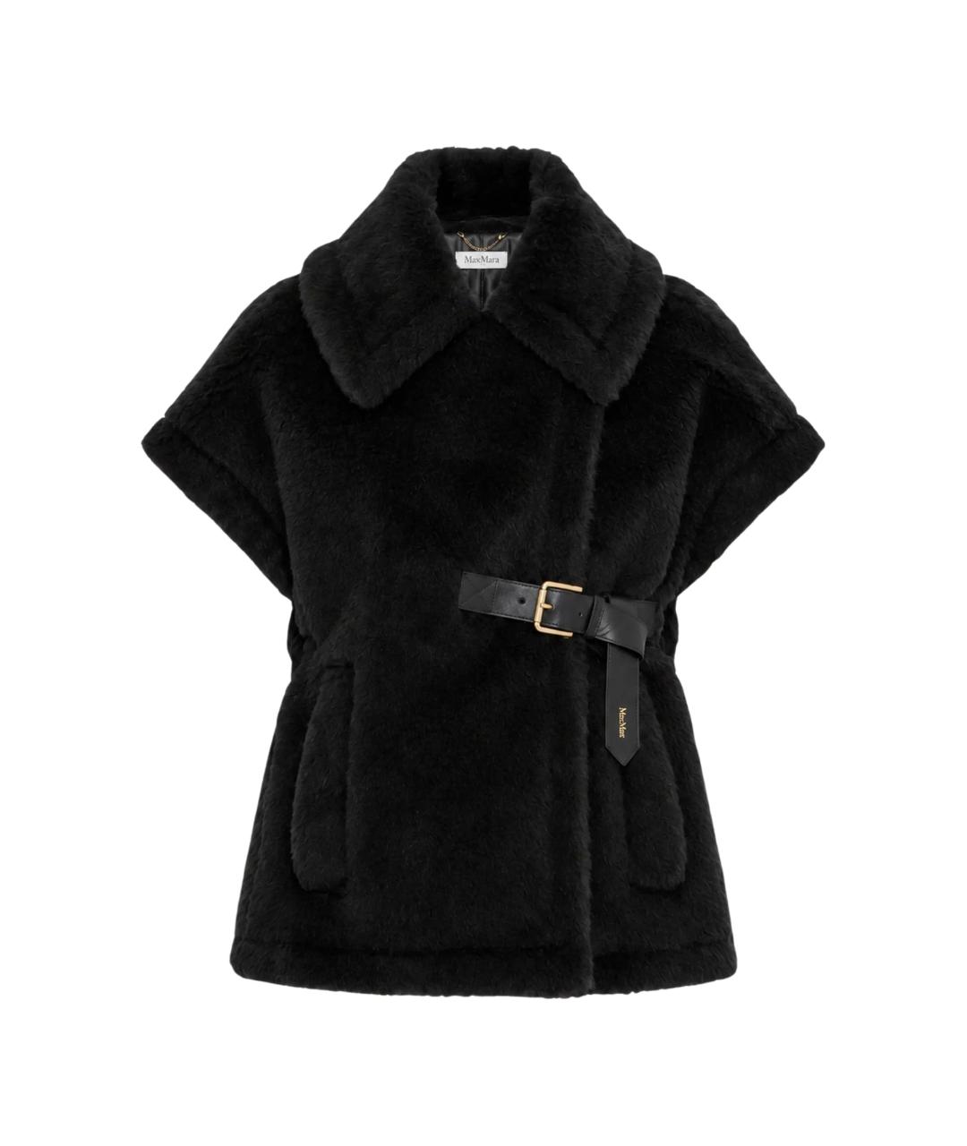MAX MARA Черный шерстяной жилет, фото 1