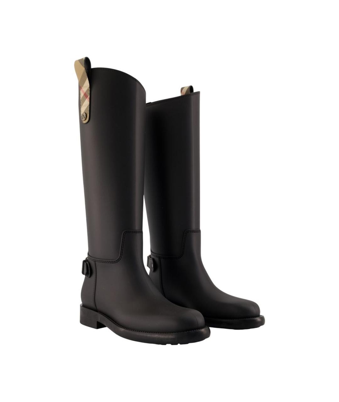 BURBERRY Черные сапоги, фото 2