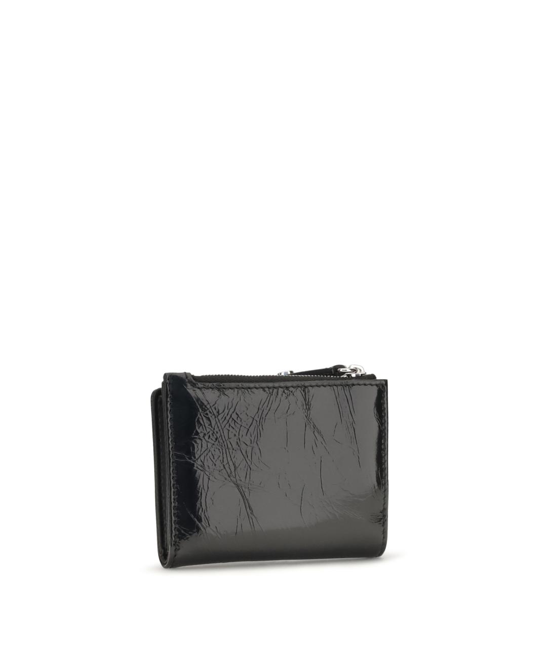 VIVIENNE WESTWOOD Черный кожаный кошелек, фото 2