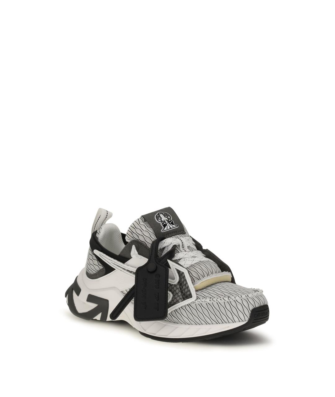 OFF-WHITE Белые синтетические кроссовки, фото 2