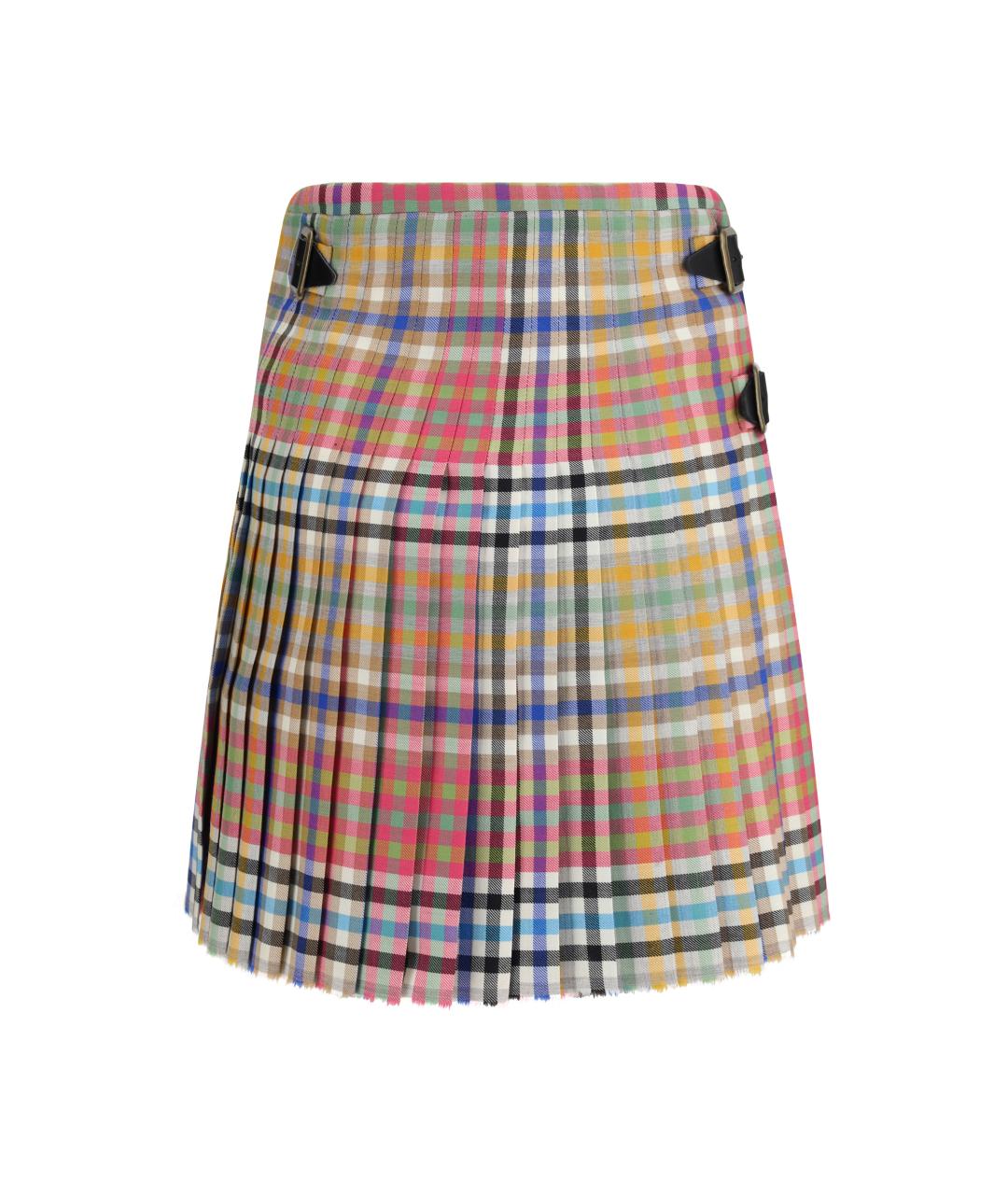 VIVIENNE WESTWOOD Мульти шерстяная юбка мини, фото 2