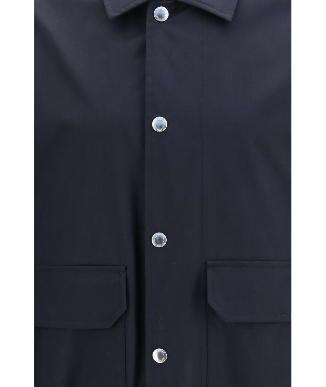 BRUNELLO CUCINELLI Синяя шерстяная куртка, фото 3