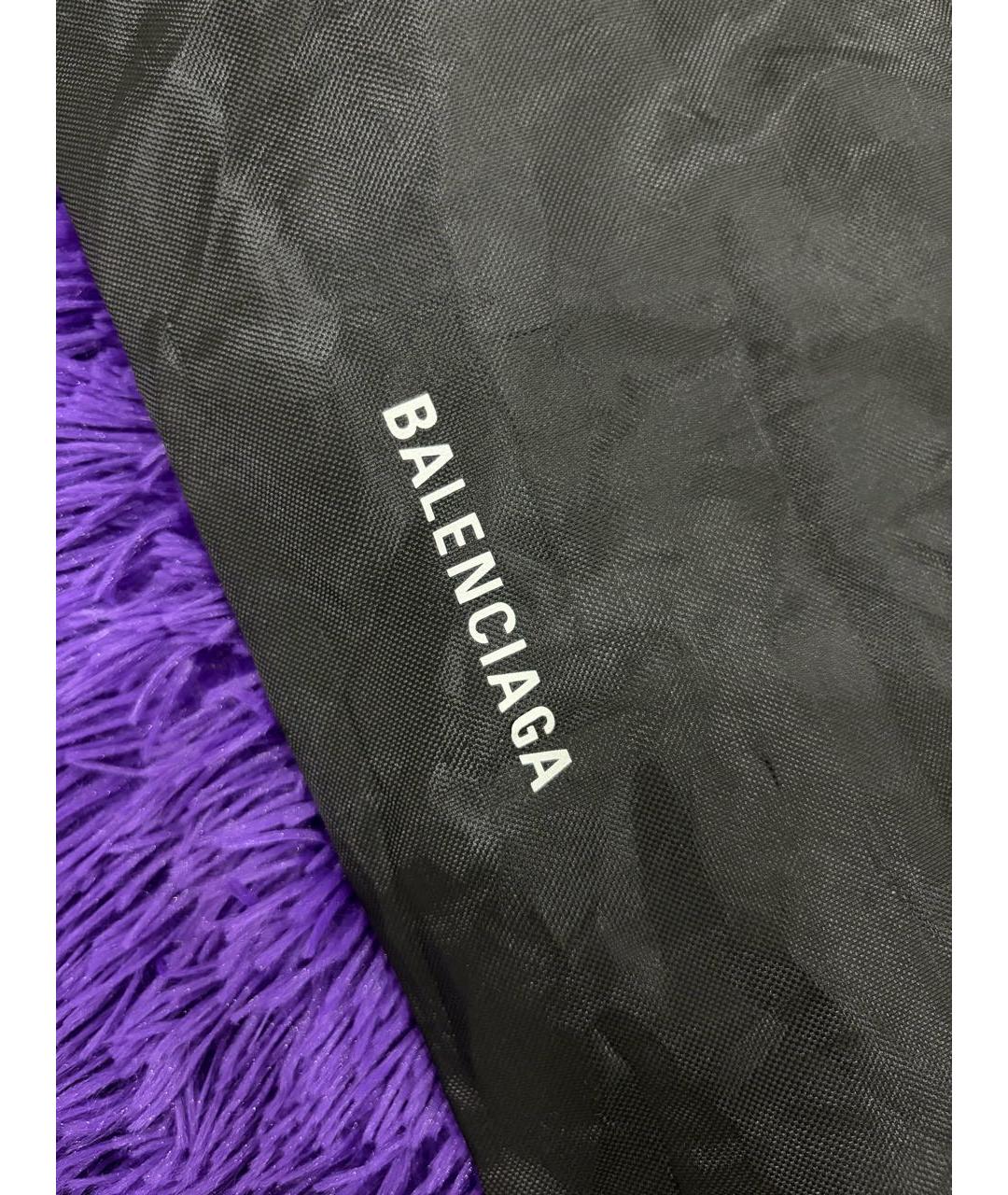 BALENCIAGA Черная нейлоновая дорожная/спортивная сумка, фото 3