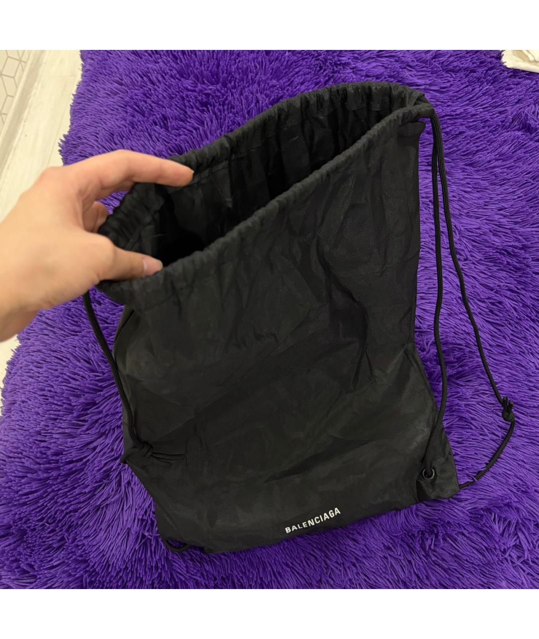 BALENCIAGA Черная нейлоновая дорожная/спортивная сумка, фото 2