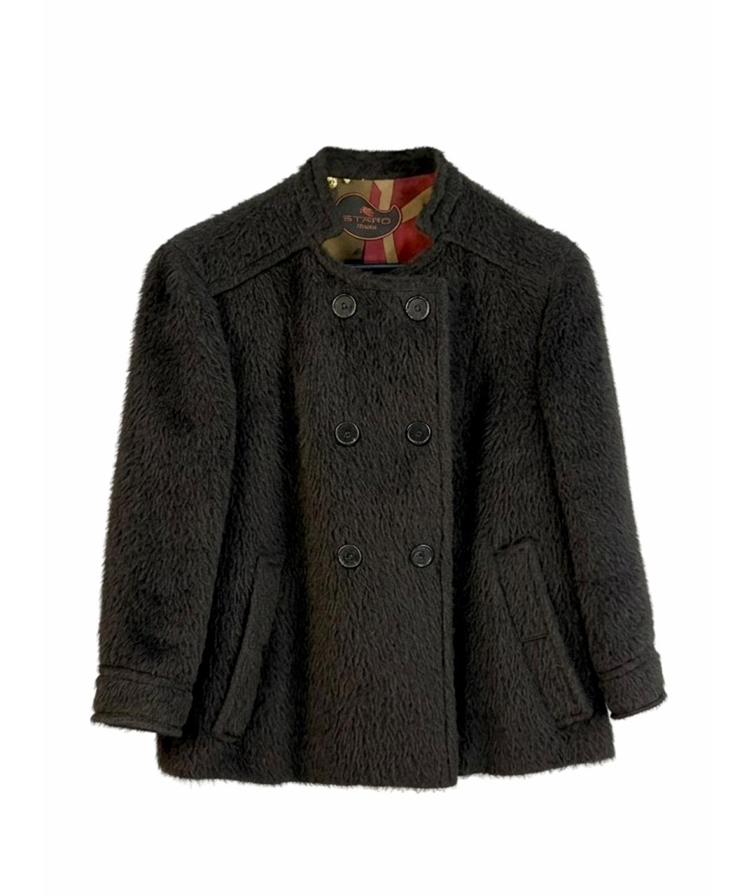 ETRO Черная шерстяная куртка, фото 1