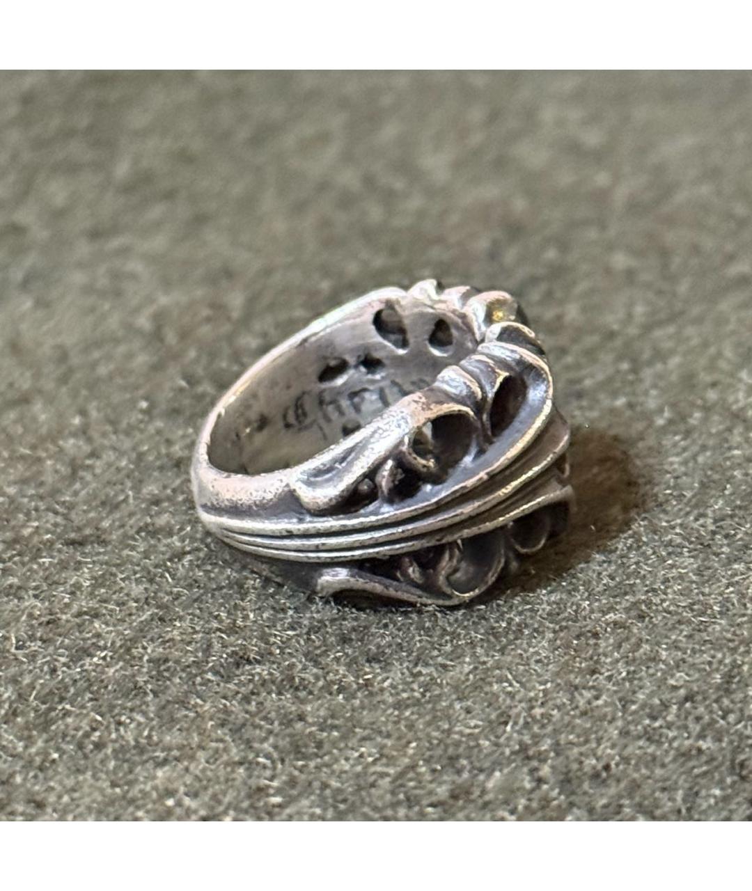 CHROME HEARTS Серебряное серебряное кольцо, фото 3