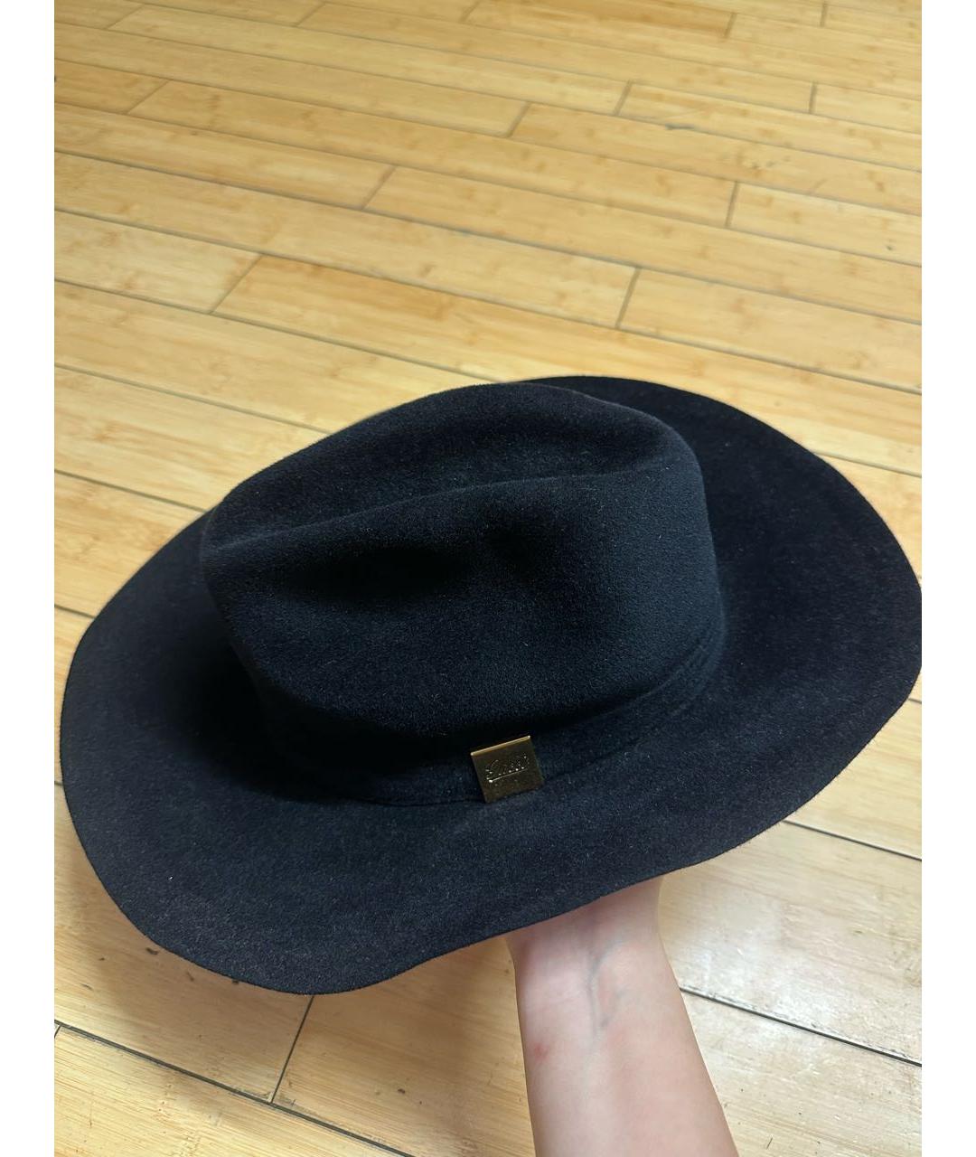 GUCCI Черная шляпа, фото 2