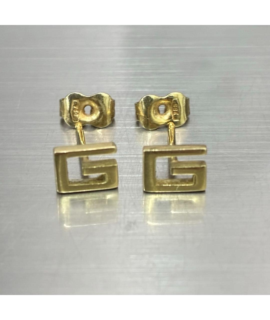 GUCCI Золотые серьги из желтого золота, фото 2