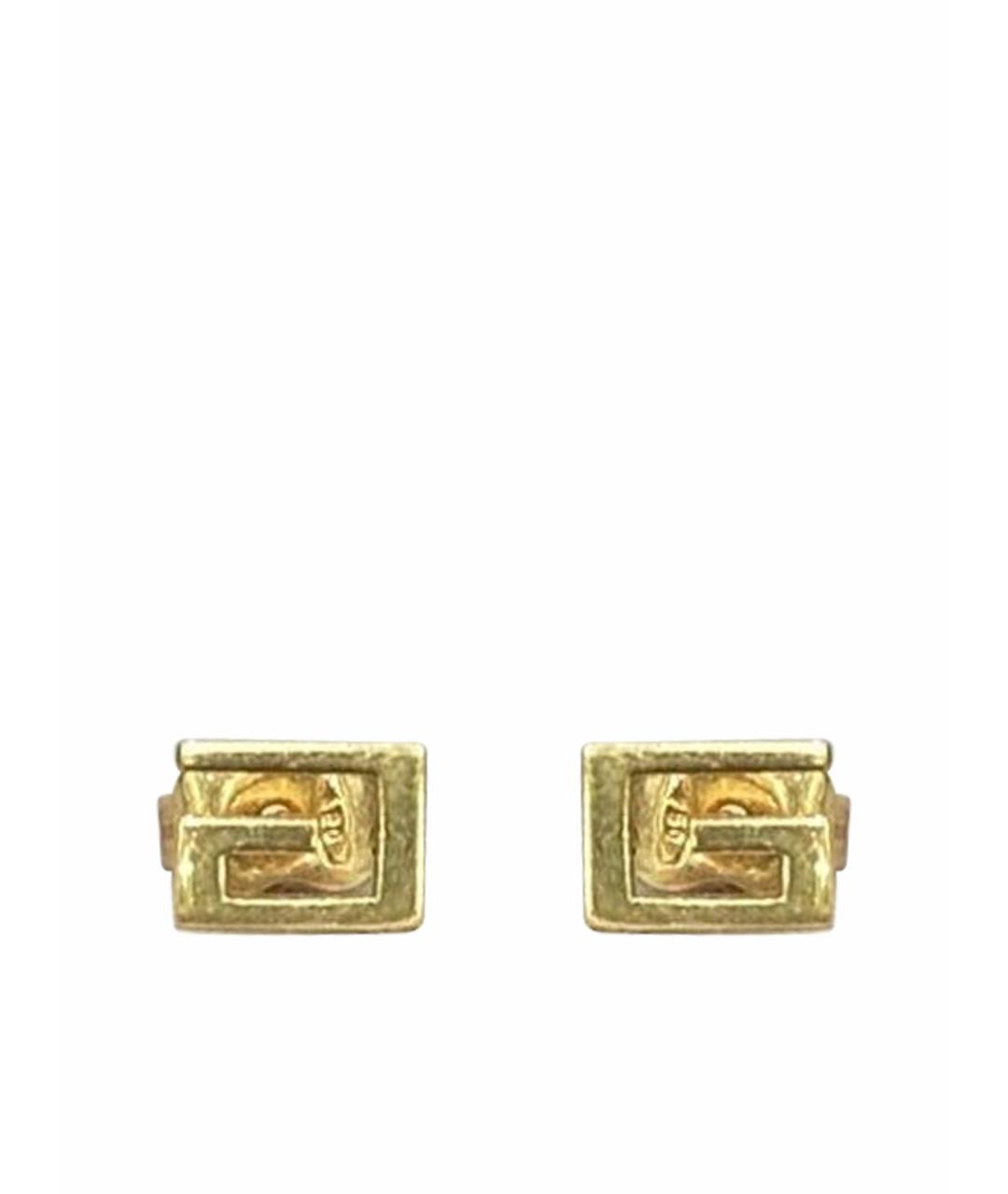 GUCCI Золотые серьги из желтого золота, фото 1