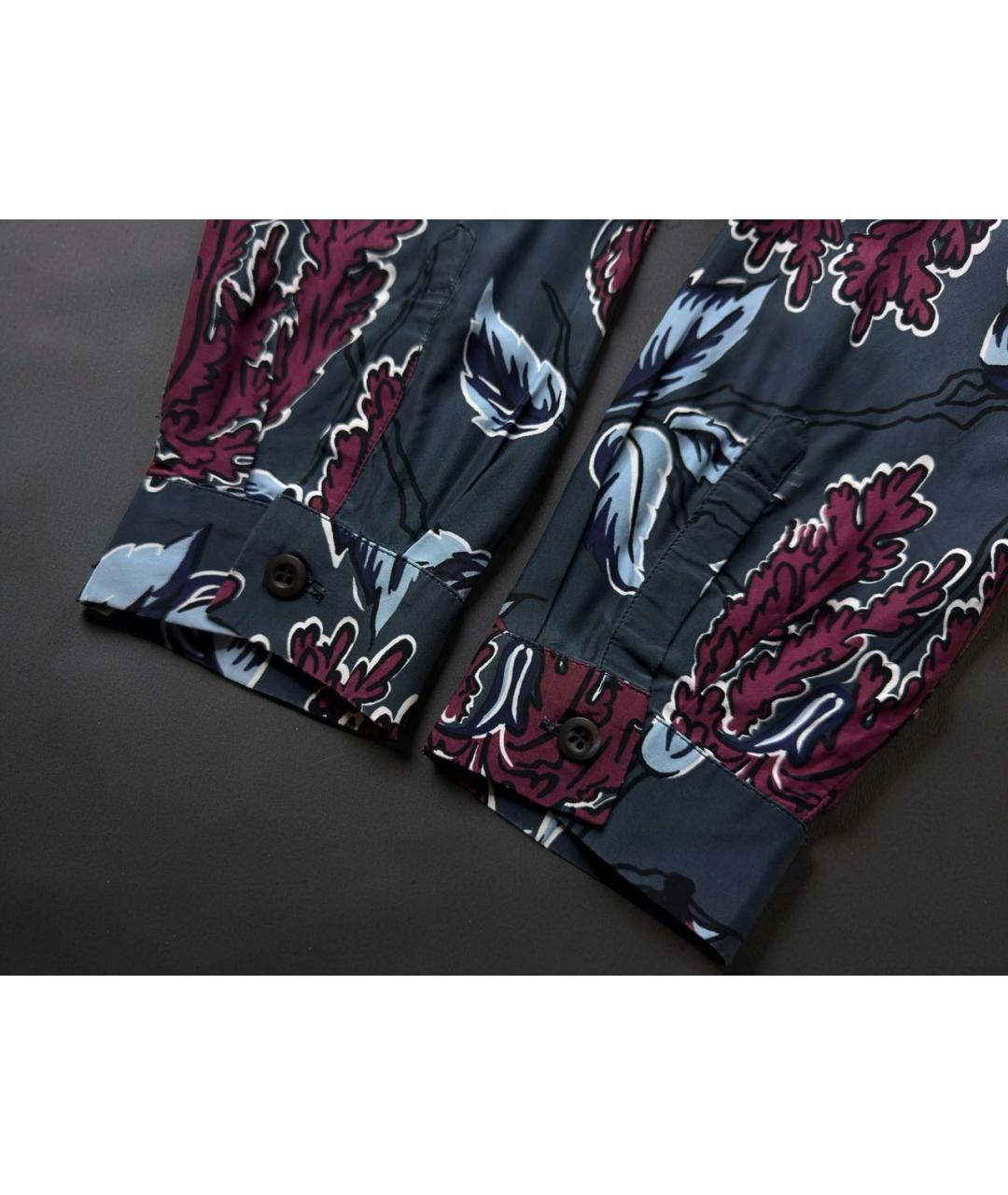 PRADA Мульти шелковая рубашка, фото 4